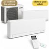 Mitsubishi Electric MSZ-AY Dual Split 7.000+7.000 BTU 3,3 kW per 2 ambienti da 12-18 mq