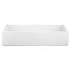 KAM Lavello Da Giardino Acquaio In Cemento Moderno 70x35x16 Madrid XL Bianco KAM