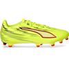 PUMA Ultra 6 Play FG/AG Scarpa Da Calcio In Ecopelle Giallo Nero Rosso - Uomo - Giallo Nero Rosso