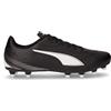 PUMA Vitoria II FG/AG Scarpa Da Calcio In Ecopelle Nero Bianco - Uomo -