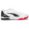 PUMA Truco IV TT Scarpa Da Calcetto In Ecopelle E Tessuto Bianco Nero Rosso - Uomo - Bianco Nero Rosso