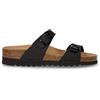 GRUNLAND Hola Ciabatta In Ecopelle Nero - Donna - Nero