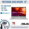 ASUS Notebook ASUS M509B Portatile 15" Cpu AMD A9-9425 Ram 8Gb 240gb Win11Pro