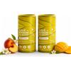 BRAND ITALIA - 2 Sali da Bagno Epsom PESCA E MANGO 350 g Contenitore