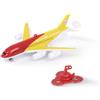Dickie Toys - Aeroplano da soffitto (18 cm) Sky Flyer a batteria con sospensione per la coperta giocattolo per bambini dai 3 anni in su, multicolore