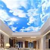 WEIMEIJIE Carta da parati 3d murale cielo blu nuvole bianche sole sole murale per soffitto sfondo zenitale