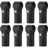 QUARKZMAN 8Pcs Connettore A T Per Tubi, Connettore Strutturale Per Tubi Fascetta Per Recinzione A Maglie Fitting Angolari In Acciaio Inossidabile Per Diametro Esterno 1 Pollice(25mm), Nero