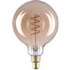 Shelly Vintage G125 Lampadina LED Smart Wi-fi a Controllo Vocale, Compatibile con Alexa e Google Home, Dimmerabile, 260lmn di intensità Luminosa, Attacco E27