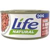 Life Dog Natural Dadini di Manzo e Patate - Cibo Umido, 90g Prezzo x 6 unità