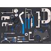 BGS technic BGS Werkstattwageneinlage 3/3: Piastra per autoveicoli per Renault / Nissan / Opel / Volvo - 4134