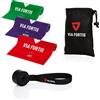 VIA FORTIS GmbH Via Fortis Fitness Band Set Vari - Accessori per il fitness - Attrezzature per l'allenamento