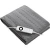 Concept tappetino riscaldante grande Coperta riscaldante Coperta riscaldante con timer Grigio 150 x 80 cm 100W