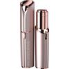 Genius Finishing Touch Flawless Face, rasoio da donna ricaricabile con testina ipoallergenica, incl. 2 accessori di ricambio, bianco