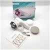 VOYOR Massaggiatore Anti Cellulite Massaggiatore per viso, collo, spalle, schiena e piedi con 3 testine multifunzione Spazzola per la pulizia del viso IPX7 Impermeabile e ricaricabile