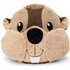 Nici cuscino castoro Harry Woodsnacker 32 x 27 cm cuscino in peluche