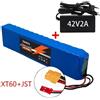 StarTech Batteria agli ioni di litio - Pacco batteria 36 V 100 Ah 10S3P - Per e-bike/e-scooter - Con BMS - 150-500 W - XT60 + JST - Caricabatterie incluso