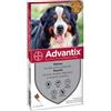 Advantix Spot-On Per Cani da 40 a 60 Kg - 4 Pipette 600 mg + 3.000 mg