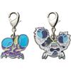 Pokemon Center Pokemon Charm centrale in metallo Crabrawler & Crabominable Japan nuovo