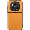 Kepuch Cover per Honor Magic 6 Pro - Custodia Case Piastra Metallica Incorporata Litchi Grano - Giallo