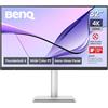 BenQ MA320UG Monitor 32 4K 120Hz Nano Gloss per Mac, Thunderbolt 4 96W/15W, Mac Colour, Daisy Chain, KVM, Controllo Luminosità e Volume su Mac, Regolazione Altezza e Inclinazione, Gamut Colori P3