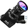 ELP Telecamera con zoom USB ad alta velocità, 1080P/230fps, 4K/60fps, 12MP/30fps, USB3.0/2.0 con messa a fuoco manuale Lightburn per Windows, Linux, Mac, Pi, Fast Frame 5-50 mm Zoom 10X IMX577 Webcam