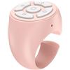 Generico Fingertip Wireless Bluetooth Remote Control Ring, Scroller, Rechargeable Camera Shutter Controller, Compatible with Common Electronic Devices