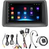 Generic Autoradio, Autoradio Touch Screen da 7 Pollici Wifi Navigazione GPS Wireless Carplay per 12 Sostituzione per Fiat Panda 2003-2012 (2+32+Carplay)