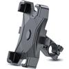 yanwuwa Supporto per telefono da moto con rotazione a 360 °, presa termoretraibile sicura, facile da installare, riflettore, per navigatore