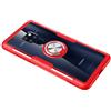 SORAKA Cover Trasparente per Huawei Mate 20 con Supporto anello,Cover Acrilico trasparente Custodia Huawei Mate 20 con piastra metallica per Supporto Auto Smartphone Magnetico