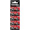 Camelion - Batterie alcaline a bottone LR44/AG13, 1,5 V, confezione risparmio da 10