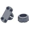 XITEA Supporto universale da 17 mm con testa a sfera per bocchette dell'aria dell'auto