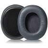 Generic Cuscinetti auricolari di ricambio compatibili con cuffie Skullcandy Crusher Wireless Crusher Evo ANC HESH 3.0, cuscinetti auricolari in pelle proteica per Hesh 3.0, grigio scuro