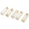 Juwaacoo Juwaacoo(R) 5 pezzi tondi 3 x 1,5 V AAA - Supporto per batteria, colore: