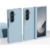 MGUEIAO Compatibile con Samsung Galaxy Z Fold 7 per Cover,Custodia con Cerniera,Guscio Paraurti AntiGraffio Antiurto Cover,Rigida PC Cellulare Custodia-Azzurro