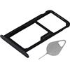 OnlyTech - Cassetto per scheda doppia SIM e scheda di memoria Micro SD per Huawei P9 Lite, colore: Nero