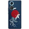 Mixroom - Cover Custodia Back case In TPU Silicone Morbido Per Oppo Realme 10 4G Fantasia Gru Notturne U840