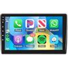 Generic Autoradio 2 Din per Fiat 500 2016-2019 Carplay&Android Auto 9 IPS Touchscreen Stereo Auto con navigazione GPS Bluetooth DSP Mirror Link Wifi USB FM SWC Backup Cam(A2 2+32G)