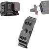 TEHAOUU Copribatteria magnetico per Insta 360 Ace Pro 2 Coperchio della batteria con 1/4 Viti Connettore Doppia connessione Ripresa verticale Adattatore a sgancio rapido Accessorio di ricambio per