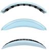 TEHAOUU Accessori per Bose QC45, QC35 Snap-in Headband, QC35II No-Smontaggio Fascia e QC25 Crossbeam Pad, con cacciavite incluso (versione in pelle proteica azzurra)
