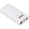 Gonetre 21700 Batteria FAI DA TE Mobile Power Bank Case H02b 21700 Batteria 2 Batterie Scatola Tipo C Micro Input Ricarica Veloce (Bianco)