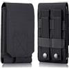 RALSPEC Custodia tattica per cellulare MOLLE nera per smartphone compatibile con iPhone 13 PRO X XS Max XR 7 8 6/6s Plus Samsung Galaxy S10 S9 S8 Plus