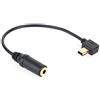 VBESTLIFE Cavo Adattatore per Microfono, Jack Audio da 3,5 mm Cavo Adattatore USB Mic Link per videocamera 3 4, Semplice Plug And Play