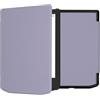 kwmobile Custodia eReader Compatibile con Pocketbook Verse/Pro/Color/Vivlio Light Cover - eBook Reader Flip Case - Cover eReader Simil Pelle - lavanda