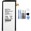 ELLENNE BATTERIA per SAMSUNG A8 2016 A810 EB-BA810ABE CON KIT ATTREZZI | Batteria per SAMSUNG GALAXY A8 2016 A810 EB-BA810ABE 3300MAH - Nuova con Kit attrezzi per lo smontaggio