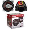 WEB 2 ALTOPARLANTI compatibile con BOSS AUDIO SYSTEMS CH4230 CH 4230 coassiali 3 vie da 10,00 cm 100 mm 4 di diametro da 112.5 watt rms e 225 watt max 4 ohm 90 db spl auto, a coppia
