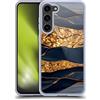 Head Case Designs Licenza Ufficiale UtArt Lamina d'oro e Inchiostro Notte Oscura Marmoreo Custodia in Gel [Protezione di Grado Militare] Compatibile con Samsung Galaxy S23+ 5G