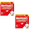 Huggies Little Movers Taglia 6 Pannolini per Bambini (15-30 Kg) Offerta 168 Pannolini