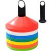 Generic Supporto per coni da calcio - Organizzatore per dischi da allenamento, portatile per attrezzature da allenamento, supporto per sessioni di atletica, supporto per coni da calcio per parchi sportivi e