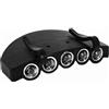 Gucagle Lampada da testa con clip a bordo per cappello a 5 LED, luce bianca ultra brillante per la pesca, l'escursionismo, il ciclismo, il campeggio, la caccia, le attività all'aperto,