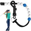 Generic Set di perline da golf - Contatore del colpo del giocatore, catena di perline | Strumento accessorio per punteggio rotondo da golf per un tracciamento semplificato del tiro; il loro design facile da